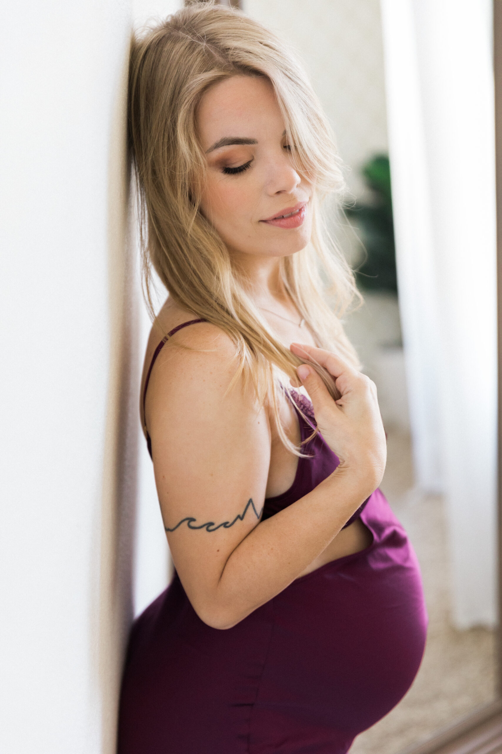 Dallas maternity boudoir